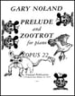 Prelude and Zootrot Op. 22 piano sheet music cover